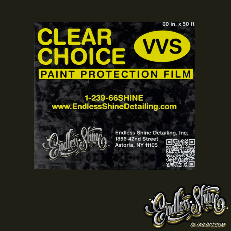 Clear Choice VVS Paint Protection Film 50' Roll - 60" Wide - Endless Shine Detailing