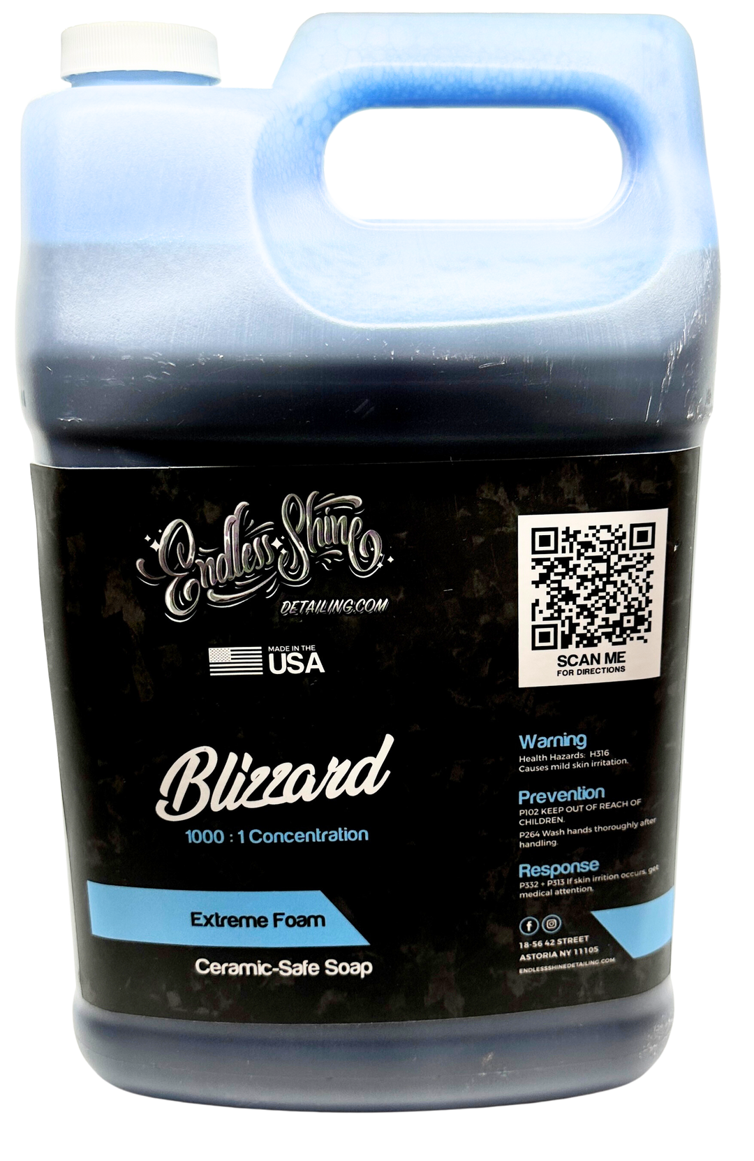 Blizzard 1 Gallon Extreme Foam Ceramic Safe Soap