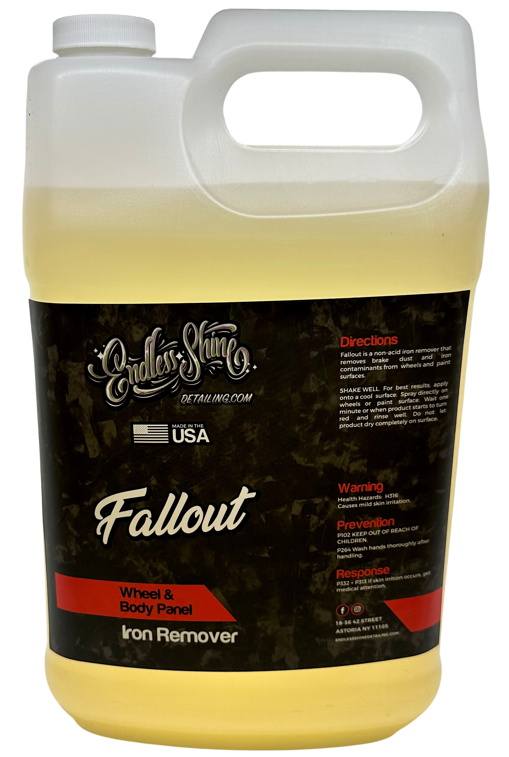 Fallout Wheel and Body Iron Remover Spray 1 Gallon