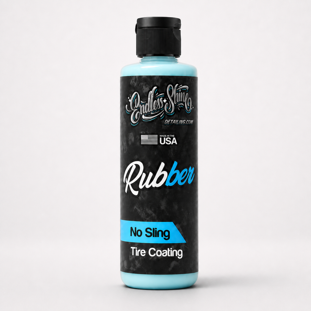 Rubber No-Sling Tire Shine