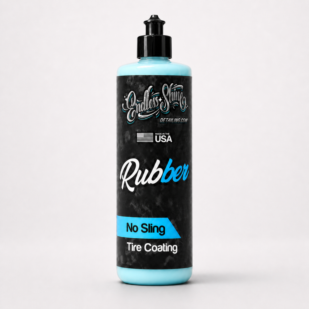 Rubber No-Sling Tire Shine